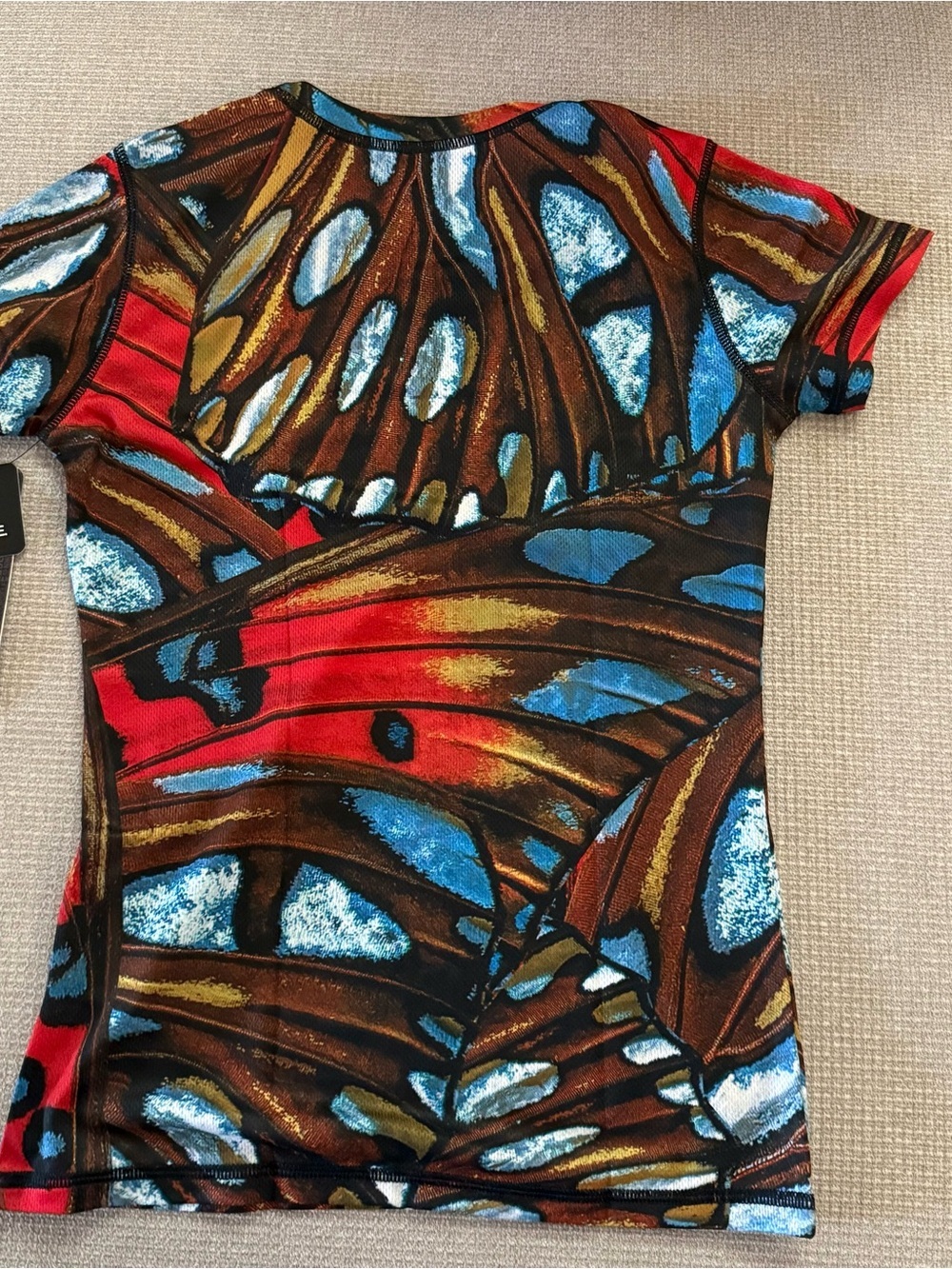 Inknburn multicolored print short sleeve jersey women XXS - Picture 5 of 5